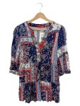 Vorschaubild 1 von Blusenkleid Gr. 34 Ethno Patchwork Print Viskose