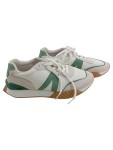 Vorschaubild 1 von Sneaker Low Weiß Grün Retro Gr. 45