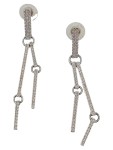 Vorschaubild 1 von Ohrringe Kristalle Silber elegant Hänger
