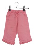 Vorschaubild 1 von Stoffhose Größe 80 Pink Spitzenbesatz Mädchen
