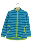 Vorschaubild 1 von Fleecejacke Gr. 110 blau gestreift neongrün