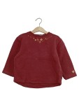 Vorschaubild 1 von Pullover Gr. 98 Blumenstickerei Rot