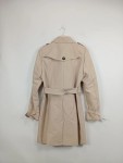 Vorschaubild 2 von Trenchcoat Damen Gr. 36 Beige Zweireiher Gürtel