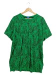 Vorschaubild 1 von T-Shirt Grün Allover Print Herren Gr. 54 Baumwolle