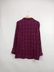 Vorschaubild 2 von Hemdbluse Kariert Lila Damen Gr. 48