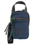 Vorschaubild 1 von Gürteltasche blau Logo Karabiner Polyester