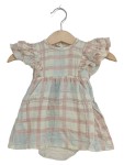 Vorschaubild 1 von Sommerkleid Gr. 68 kariert Rüschen Baumwolle