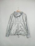 Vorschaubild 2 von Windjacke Damen Gr. 36 Silber Kapuze Anorak