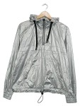 Vorschaubild 1 von Windjacke Damen Gr. 36 Silber Kapuze Anorak
