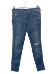 Vorschaubild 1 von Skinny Fit Jeans Herren Größe 32 Blau Used Look