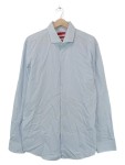 Vorschaubild 1 von Herren Business Hemd Blau Gestreift Langarm Gr. 54