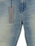 Vorschaubild 6 von Ripped Jeans Herren Gr. W33/42/L Blau Baumwolle Uni Casual 42 cm