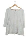Vorschaubild 1 von Langarmshirt Waffelpiqué V-Ausschnitt Gr. 46