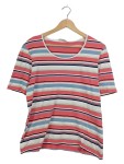 Vorschaubild 1 von T-Shirt Gr. 42 gestreift bunt Rundhals