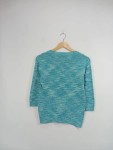 Vorschaubild 2 von Pullover Damen Gr. 36 Türkis Strickmuster