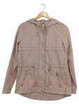 Vorschaubild 1 von Parka Damen Gr. 36 Beige Kapuze Tunnelzug