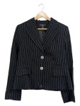 Vorschaubild 1 von Blazer Nadelstreifen Gr. 40 Business schwarz-weiß