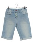 Vorschaubild 1 von Jeans Shorts hellblau Kordelzug Gr. 170
