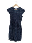 Vorschaubild 1 von Sommerkleid Gr. 42 Pünktchen V-Ausschnitt Kurzarm