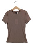 Vorschaubild 1 von T-Shirt Basic Rundhals Kurzarm Braun Gr. 34