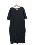 Vorschaubild 1 von Strickkleid Rippstrick Gr. 40 Schwarz Kurzarm