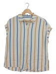 Vorschaubild 1 von Bluse Hemdbluse gestreift Gr. 38 Kurzarm