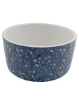 Vorschaubild 1 von Futternapf Keramik Terrazzo Blau Weiß 17cm