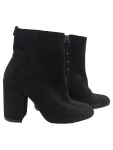 Vorschaubild 1 von Damen Stiefelette Schwarz Gr. 38 Wildleder Blockabsatz