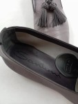 Vorschaubild 3 von Loafer Quasten Damen Gr. 38.5 Grau Leder