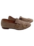 Vorschaubild 1 von Loafer Mokassins Fransen Schnalle Beige Gr. 38.5