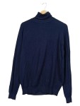 Vorschaubild 1 von Herren Rollkragenpullover Wolle dunkelblau Gr. 50
