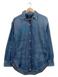 Vorschaubild 1 von Hemdbluse Damen Gr. 38 Blau Jeans