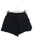 Vorschaubild 1 von Schwarze Shorts Damen Größe 38 Viskose Leinen