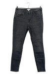Vorschaubild 1 von High Waist Jeans Damen Gr. 46 Dunkelgrau Straight Leg