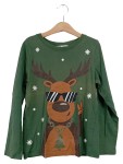 Vorschaubild 1 von Langarmshirt Rentier Sonnenbrille Weihnachten Gr. 122