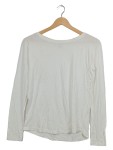 Vorschaubild 1 von Langarmshirt Basic Weiß Gr. 158