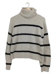 Vorschaubild 1 von Pullover Gr. 36 gestreift beige schwarz Damen