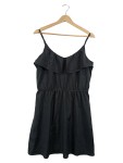 Vorschaubild 1 von Sommerkleid Gr. 42 schwarz Rüschen Träger