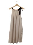 Vorschaubild 1 von Cocktailkleid Gr. 40 Beige Schleife Elegant