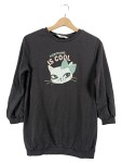 Vorschaubild 1 von Freizeitkleid Gr. 140 Katze Motiv Schwarz