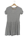 Vorschaubild 1 von Sommerkleid gestreift Gr. 36 grau kurzarm