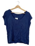 Vorschaubild 1 von T-Shirt Damen Gr. 38 Dunkelblau Rundhals Kurzarm