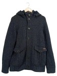 Vorschaubild 1 von Strickjacke Kapuze Knöpfe Gr. 40 dunkelblau