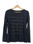 Vorschaubild 1 von Pullover Pailletten Damen Gr. 38 Schwarz