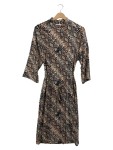 Vorschaubild 1 von Freizeitkleid Schlangenmuster Langarm Gr. 36