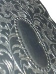Vorschaubild 2 von Schmuckschatulle Oval Silber Florales Muster 12x8cm