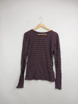 Vorschaubild 1 von Langarmshirt gestreift Gr. 40 Lila