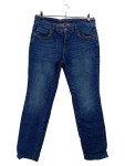 Vorschaubild 1 von Bootcut Jeans Herren Blau Gr. W32/48/M Baumwolle Uni Casual Alltag