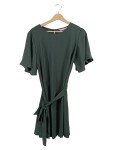 Vorschaubild 1 von Etuikleid Gr. 44 Viskose Dunkelgrün Elegant