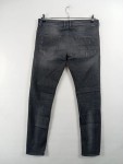 Vorschaubild 2 von Jeans Slim Fit Herren Gr. W34/50/L Grau Uni Casual Alltag Rippstrick Logo